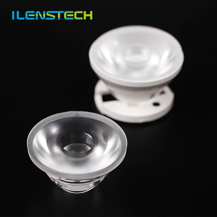 32mm diameter polishing Led lens for COB spot light pmma 24 36 degree led optical lens