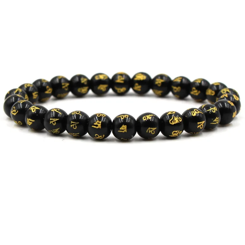 
Religion Buddha Tibetan Yoga Mala Bracelet Natural Stone Bead Bracelets 