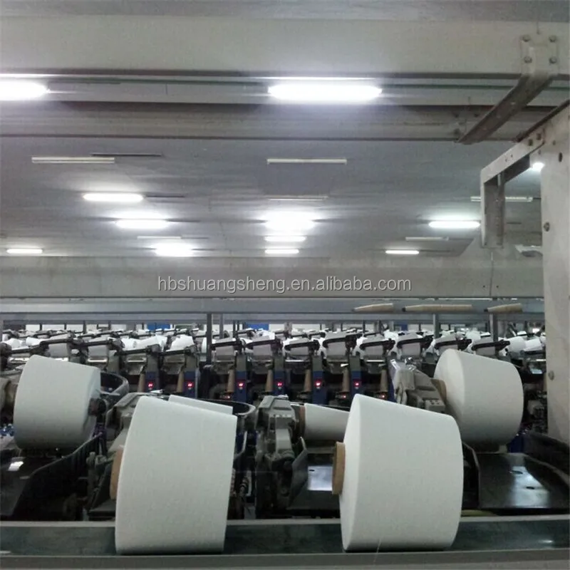 Крученая полиэфирная пряжа 40/2 30/2, необработанная белая