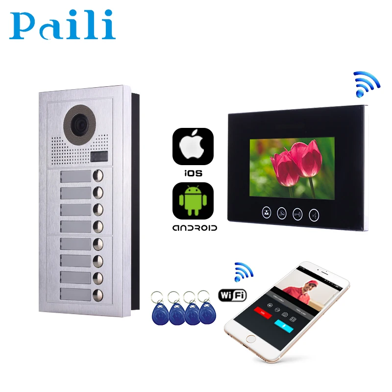Smart Home Automation,Apartment Building Ip Video Intercom System