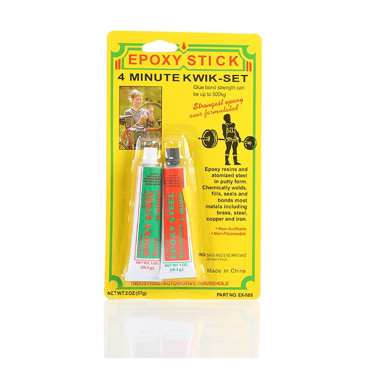 
High quality blister card instant adhesive 56.5g AB super glue 