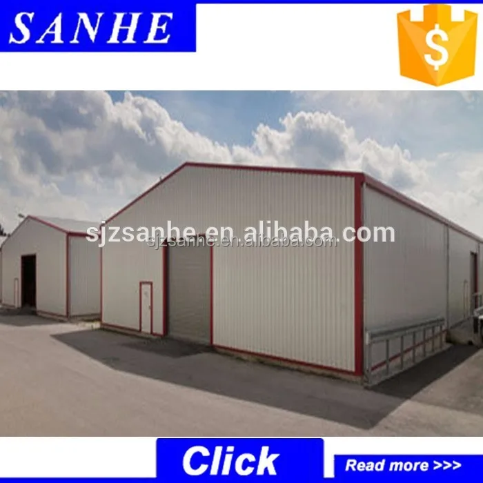 China metal storage sheds / Steel structure building kits / low cost prefab warehouse