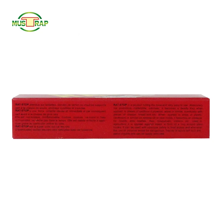 Mustrap best selling yellow glue live catch rat trap mouse glue tube