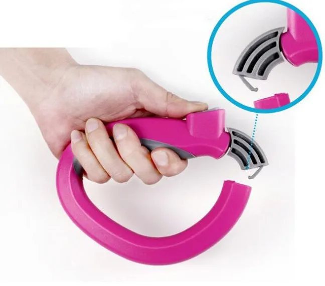 Big shopping bag holder grip bag