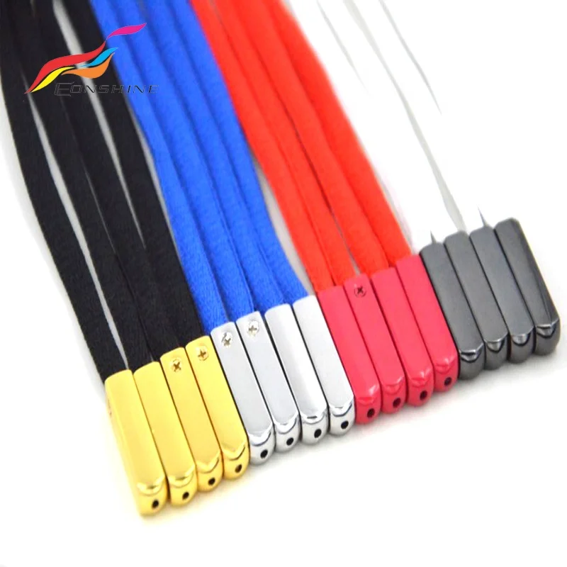 Decorative Metal Tips Shoelace Tip Metal shoelace Aglet with Mini screws