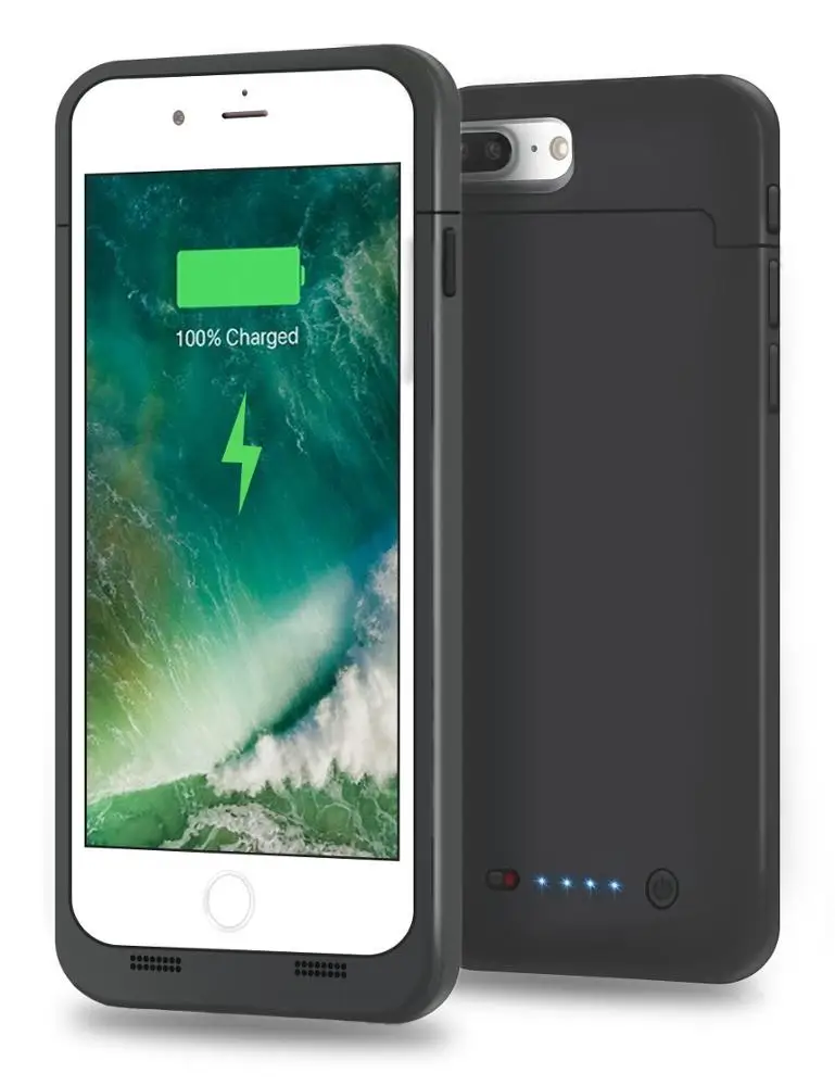Новейший дизайн сок аккумулятор чехол для IPHONE 7 / 8 PLUS аккумулятора AMAZON горячие продажи прямая продажа с фабрики