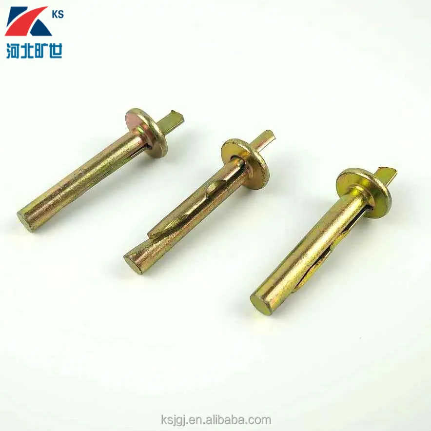 Yellow Zinc Plated Ceiling Anchor
