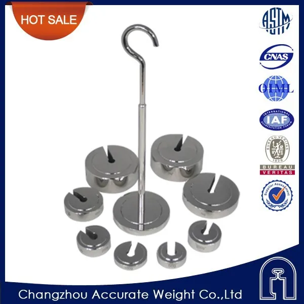 OIML F1 F2 M1 scale calibration weight pesas calibration weight set slotted weights