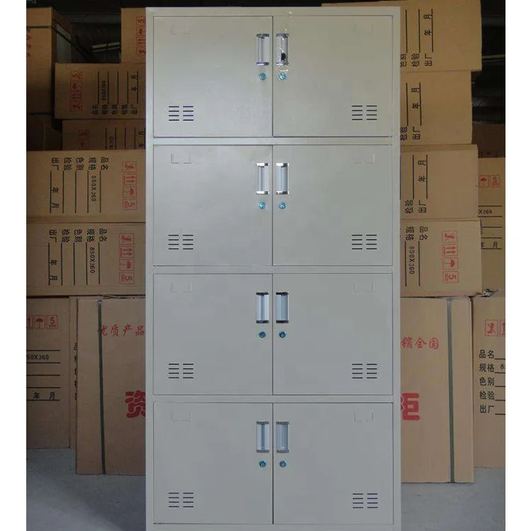 Wardrobe Cabinets gym room 8 compartment steel locker