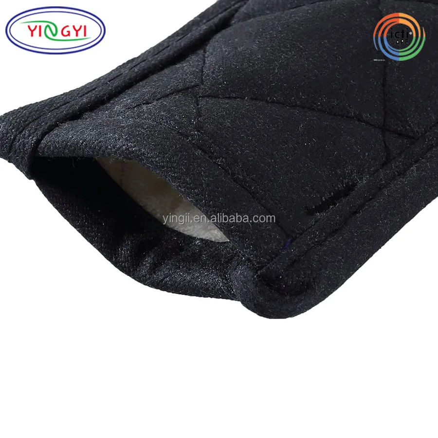 F629 Cotton Terry Pan Handle Sleeve Pot Holder Sets Non-Slip Heat Resistant Machine Washable Handle Cover Sleeve
