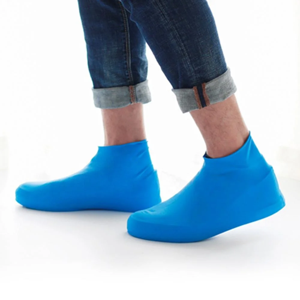 Качественный портативный чехол от дождя для мужчин и женщин, нескользящий водонепроницаемый силиконовый резиновый многоразовый чехол от дождя для обуви