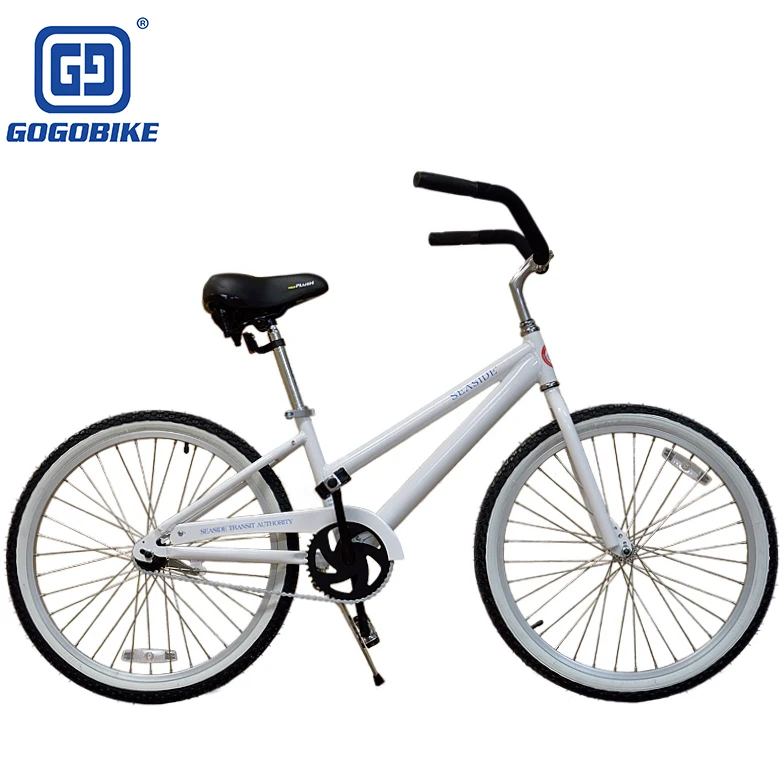High quality aluminum alloy 6061 frame single speed beach bicycle for women