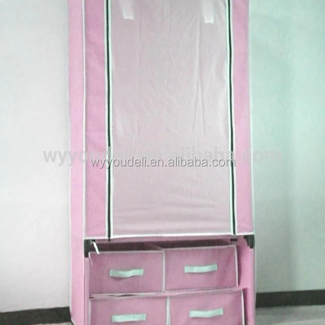 manufacturer PEVA door clothes cabinet plastic joint with drawer