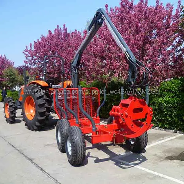 Сертификат се гидравлический прицеп тракторный transpoting журналы и древесины