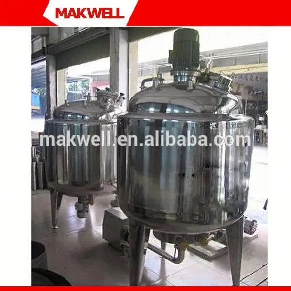 3 layers heating vacuum industrial liquid mixer, industrial mixer price, chemical mixer