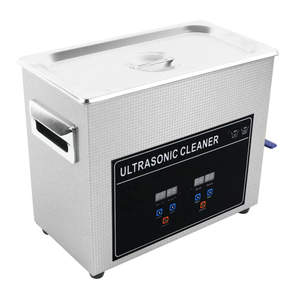 6.5L 180W Digital ultrasonic cleaner used in electronic industrial for hardware PCB board cleaning