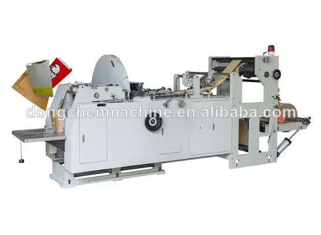 bottom seal paper bag making machine, kfc paper bag making machine