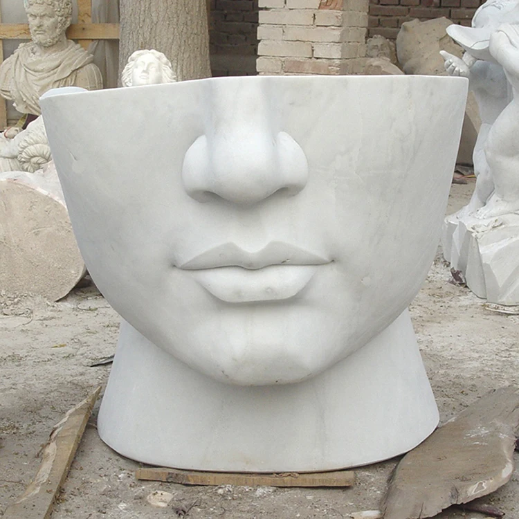 Египетский бежевый обеденный стол из натурального камня