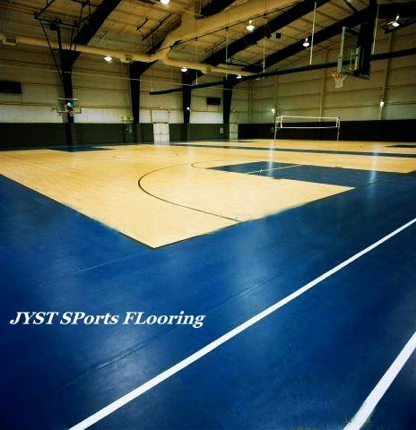 Indoor and Outdoor Plastic pvc vinyl Sports Flooring for Badminton Basketball Court