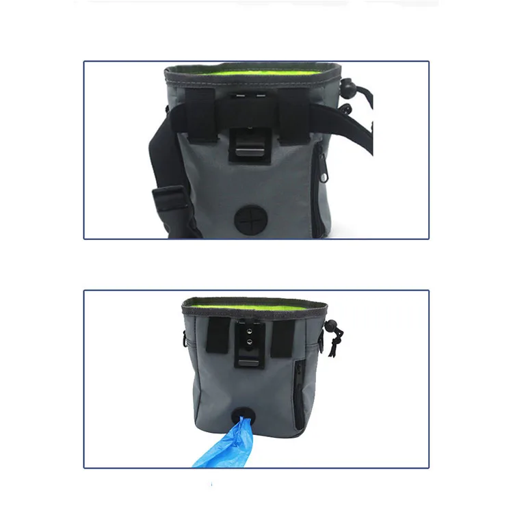 
Dog Treat Training Pouch bag Built-in Poop Bag Dispenser 