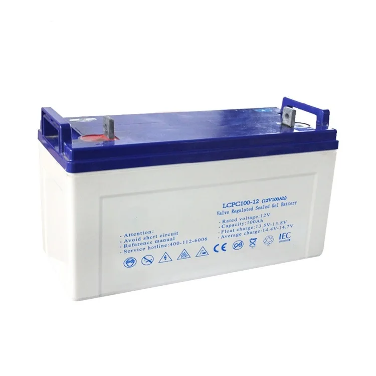 Maintenance free  18v 12v 100ah deep cycle solar battery