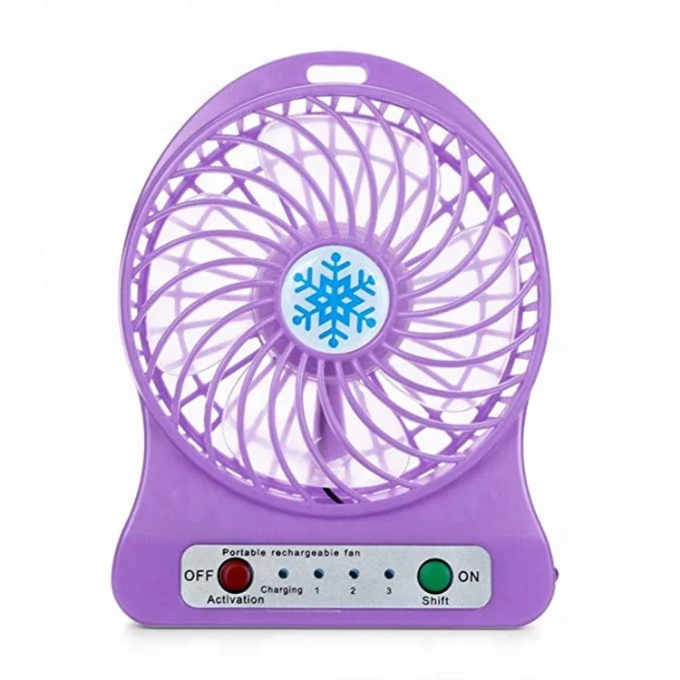 Newest Products Mini Portable Uab Fan air Cooling Travel Handheld Rechargeable Fan with Battery and LED Light Oem Palm Leaf Fan