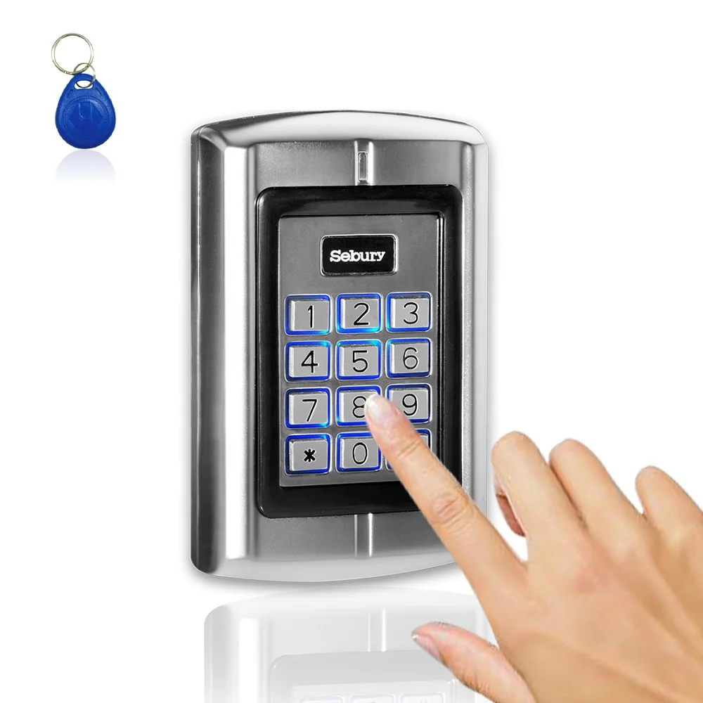 Sebury RFID  EM card Standalone Metal Access control keypad