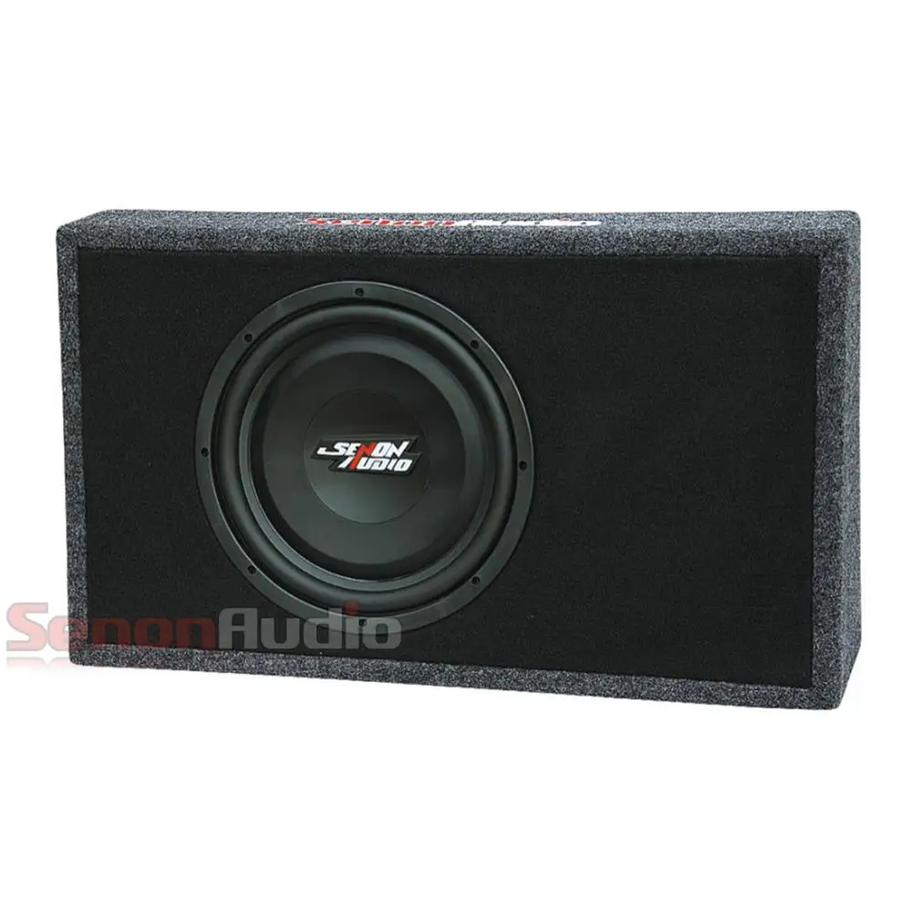12 Bandpass Subwoofer Box Custom Sub Enclosure Designs Enclosed Subwoofer Box Designs covered with Carpet