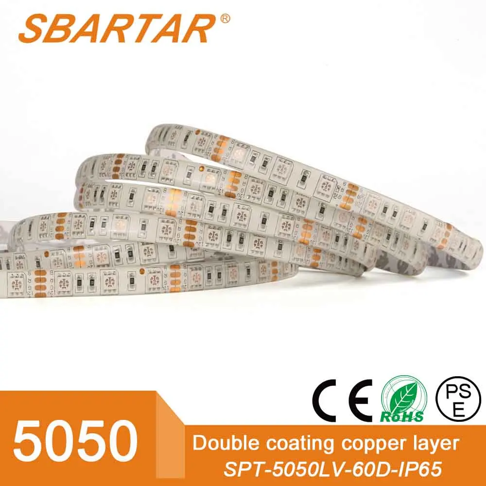 5Meter Waterproof Flexible Color Changing RGB SMD5050 300 LEDs Light Strip Kit with 44 Key Remote and 12V 5A Power Supply