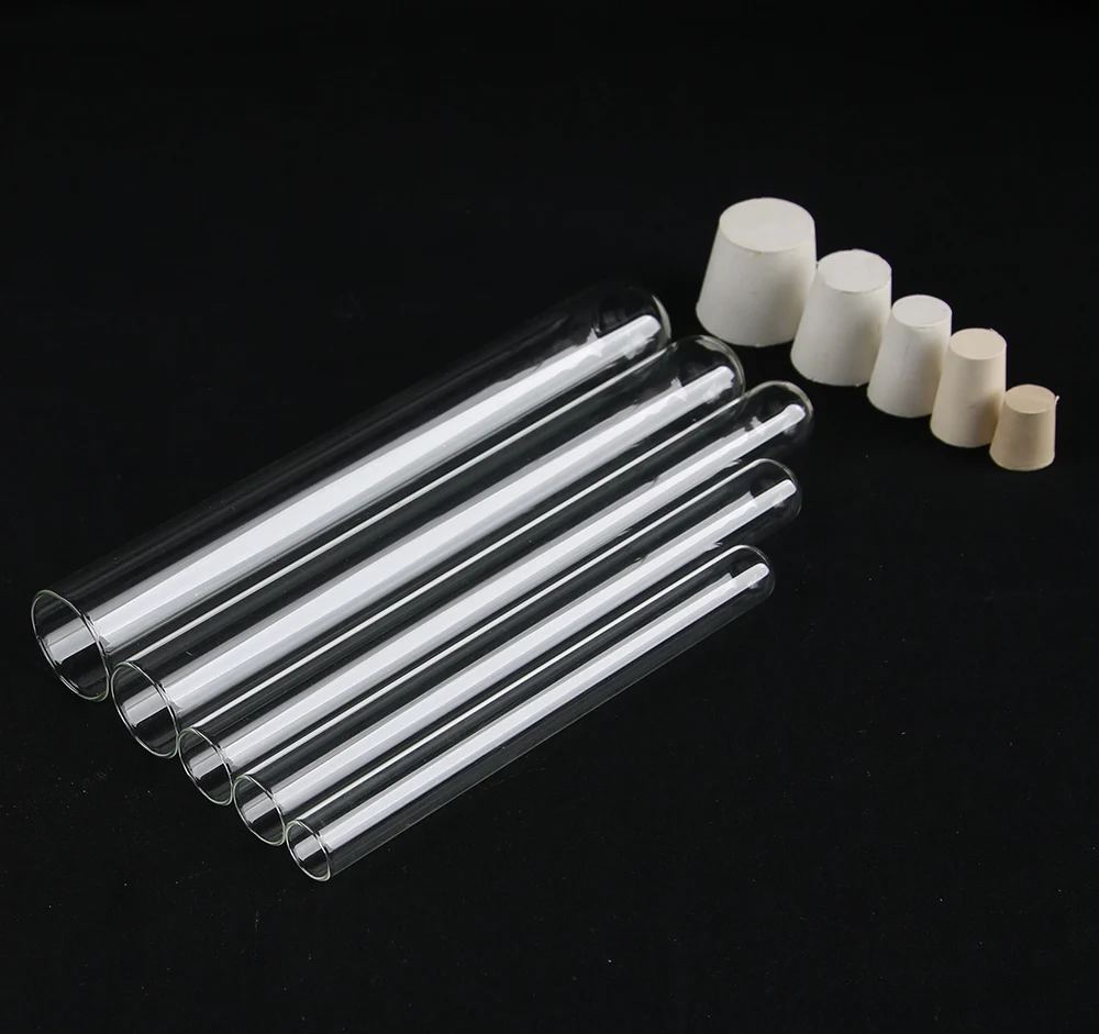 Customize glass test tube all kinds of caps