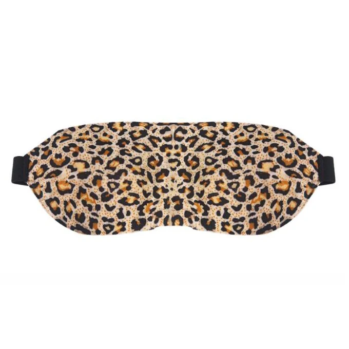 Airline Travel Sleep Soft Breathable Custom logo 3D Sleep Black Steam Eye Mask