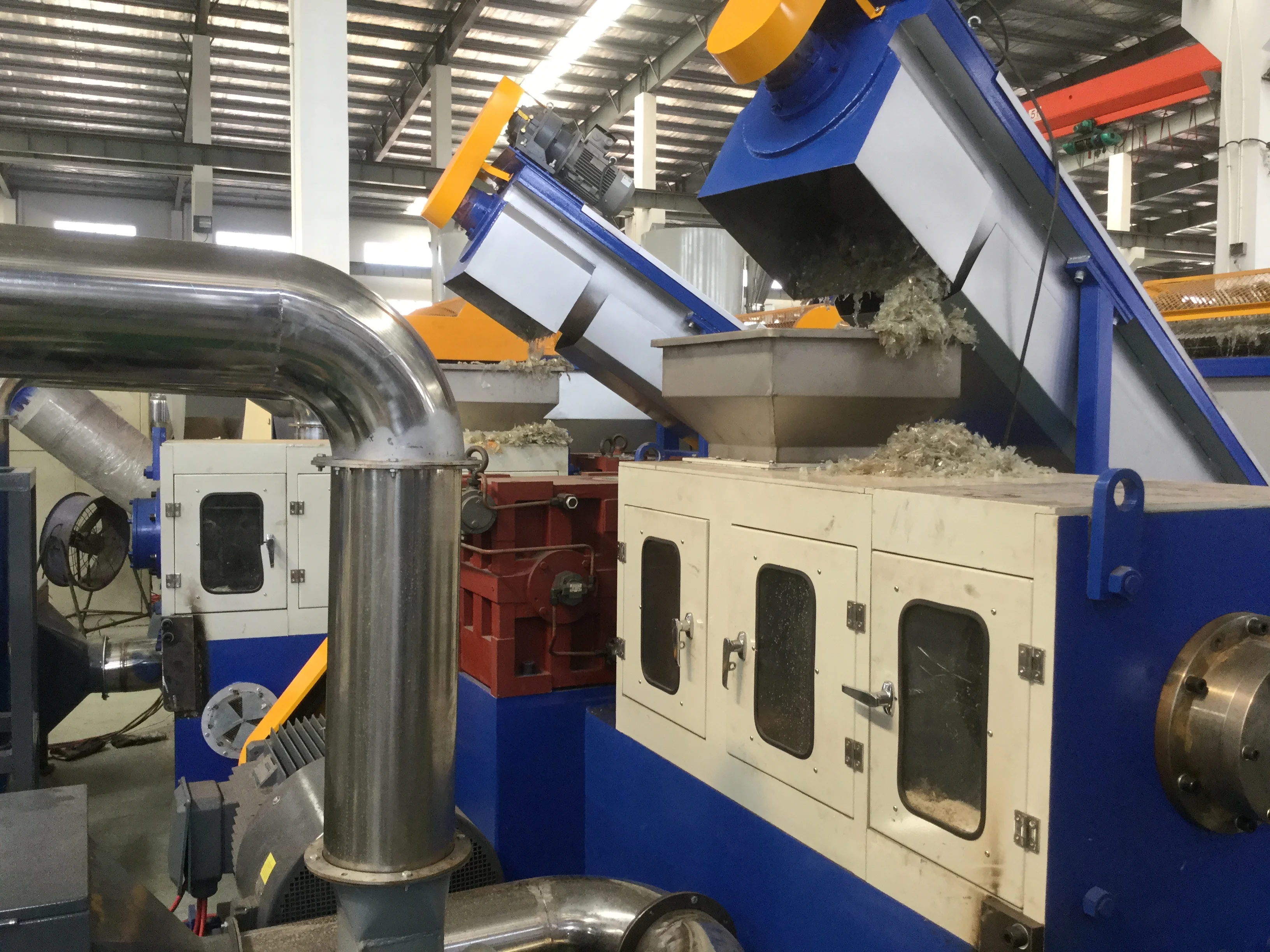 
waste film recycle machine /PE Film recycle pelletizing line 