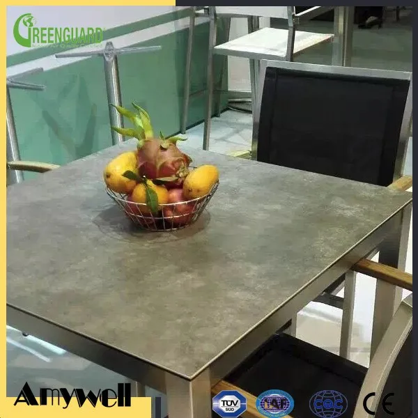 Amywell dampproof phenolic resin  compact laminate hpl dining table tops