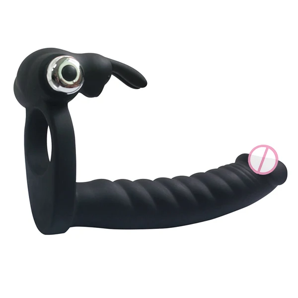 2018 New vibrating silicone male sex toy  penis extender