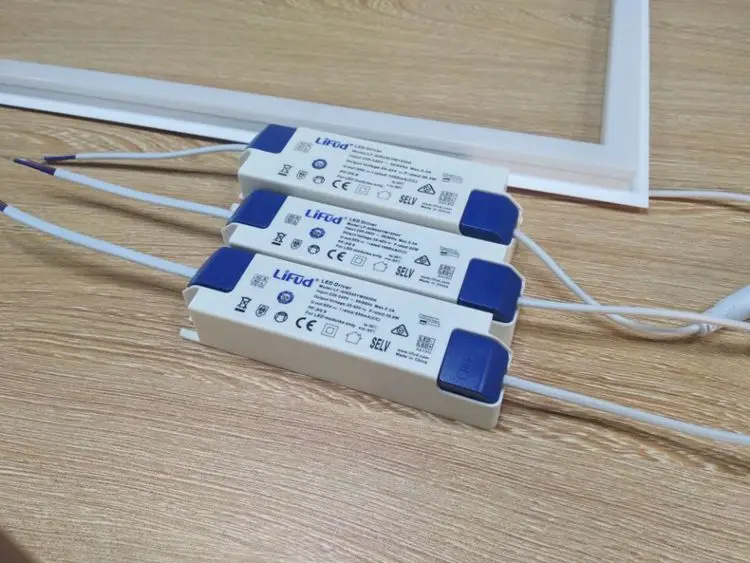 Led Square 600x600 42w Lifud Driver Led Panel Light Slim Lighting and Circuitry Design Home Office Modern Aluminum 120 Degree 80