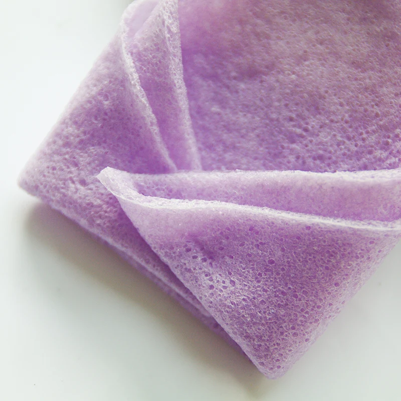 Biodegradable moisturizing 100% natural konjac magic towel