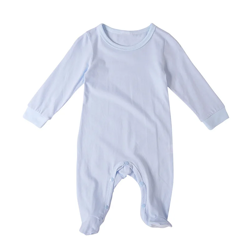 Wholesale Custom Kids Jumpsuits Baby Long Sleeve Bodysuit Organic Cotton Baby Clothes Romper For Girls Boys