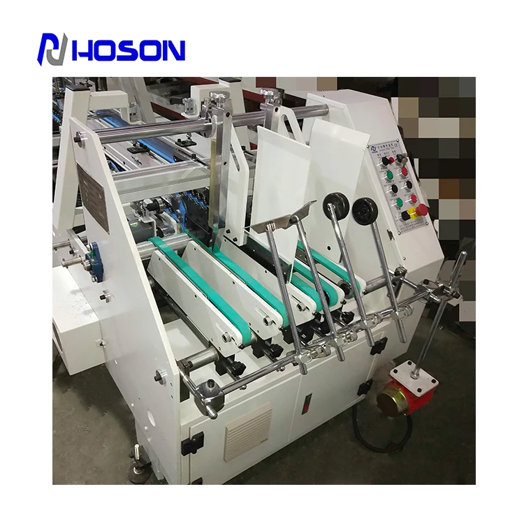 ZH-880BFT KFC BOXES Bottom Lock Folder Gluer Machine