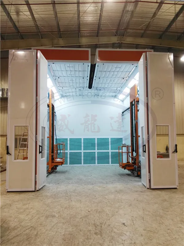 Industrial Transformer Top Roof Open Spray Booth in Middle East