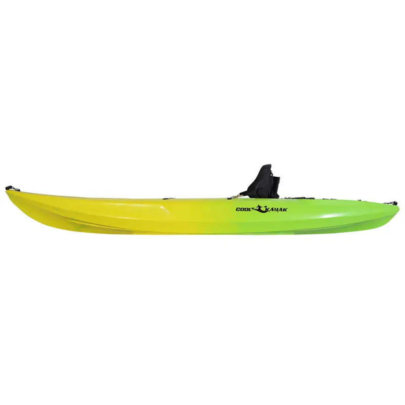 2.95m single kayak plastic fishing rowing boat