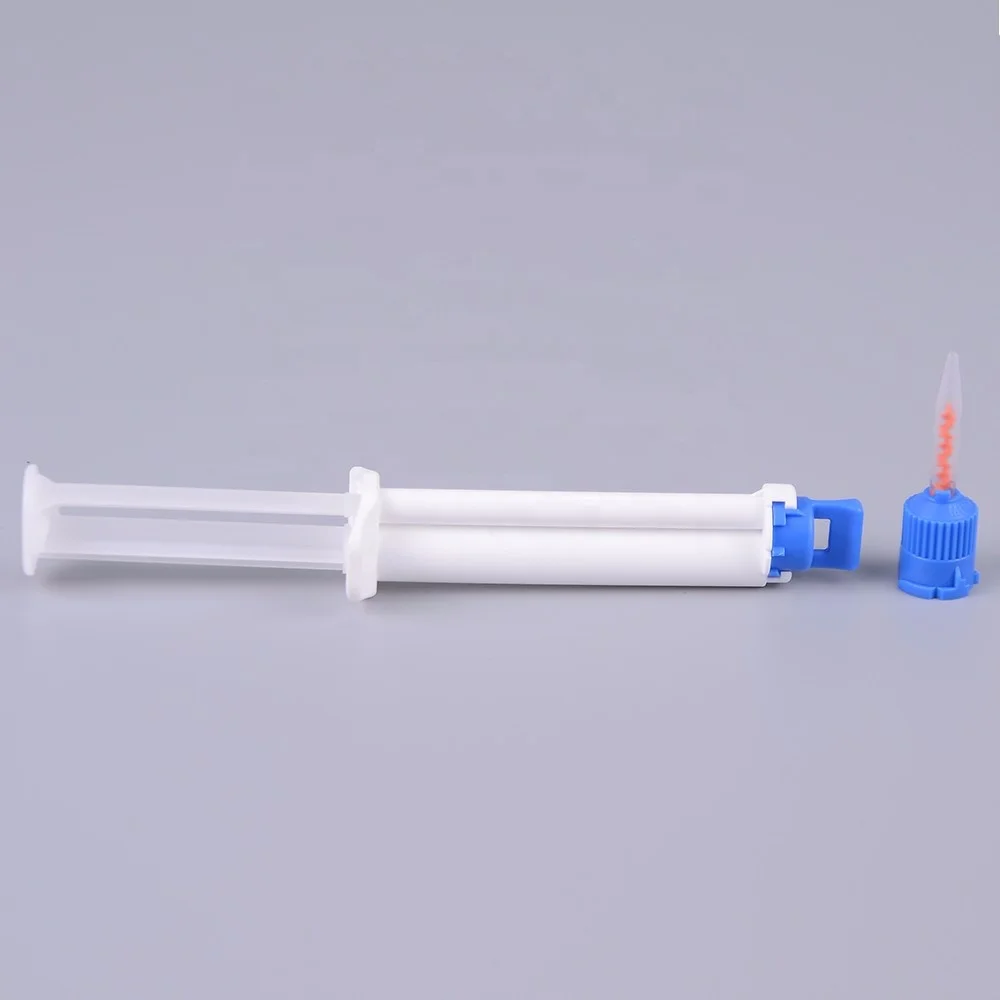 Fast Teeth Whitening Dual Barrel Syringe gel with 35%hp and catalyst