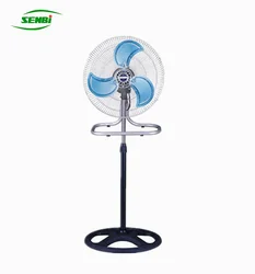 18 inch electrical 110v 220v stand fan round base metal blade stand fan 18 inch industrial fan 3 in 1
