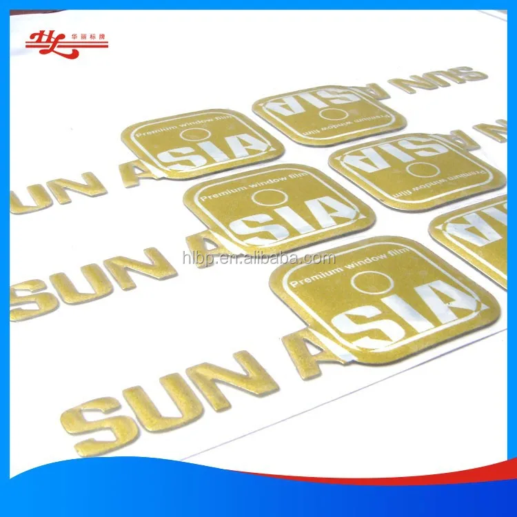 Custom self Adhesive Car Bumper sticker PVC Printing Motorcycle Decorative Stickers Label