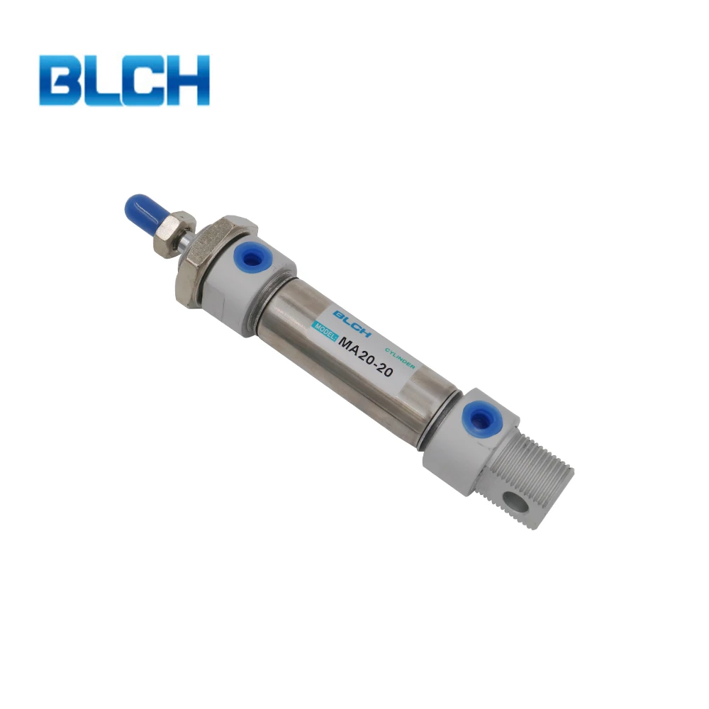 Made in china wholesale Pneumatic MA Series Stainless Steel Double acting aluminum air cylinder