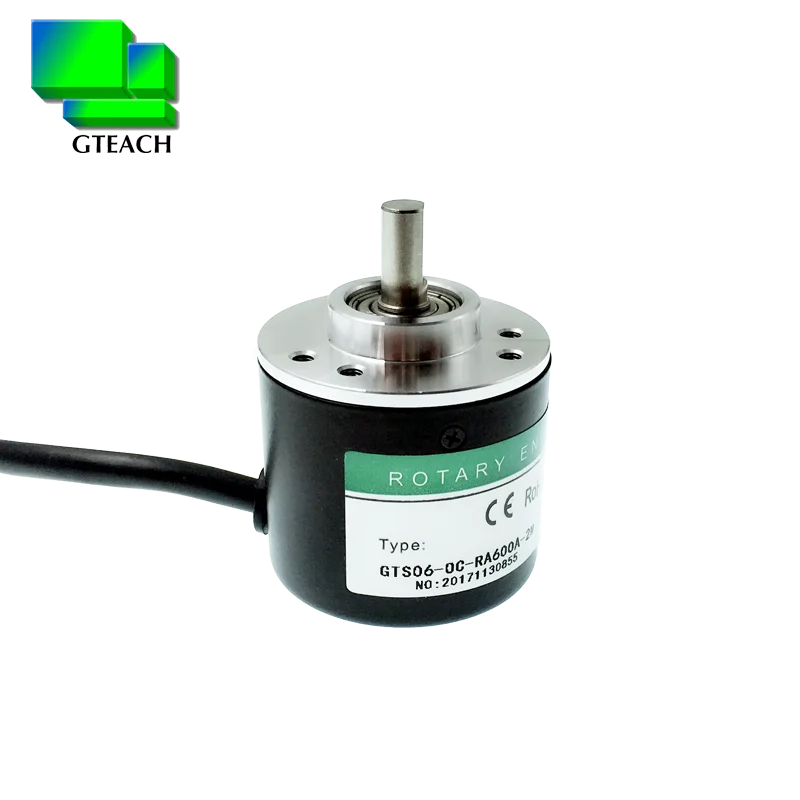 1000 pulses rotary encoder AB phase GTS06-OC-RA1000B-2M diameter 38mm shaft 6mm incremental shaft encoder
