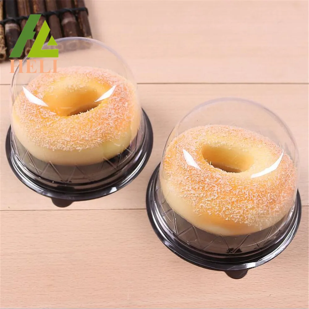 Clear Plastic Doughnut Box Bakery Packaging