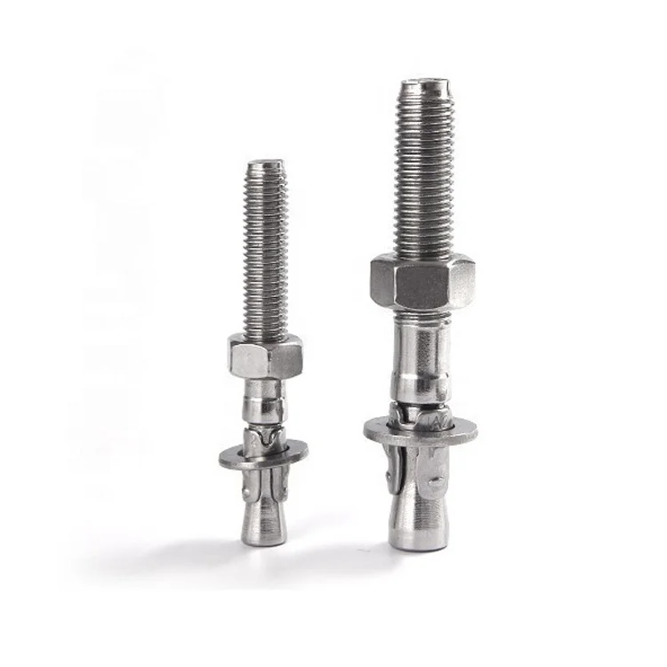 
Carbon Steel Stainless Steel 304 316 Wedge Anchor Expansion Anchor Bolt Dyna Bolt 