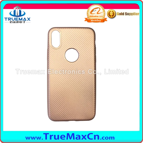 Сотовый телефон ТПУ чехол для iPhone 10, мягкая углеродного волокна силиконовый чехол для iPhone 10