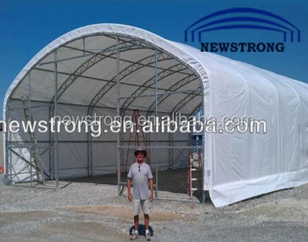Galvanized Trussed Steel Frame Prefab Warehouse