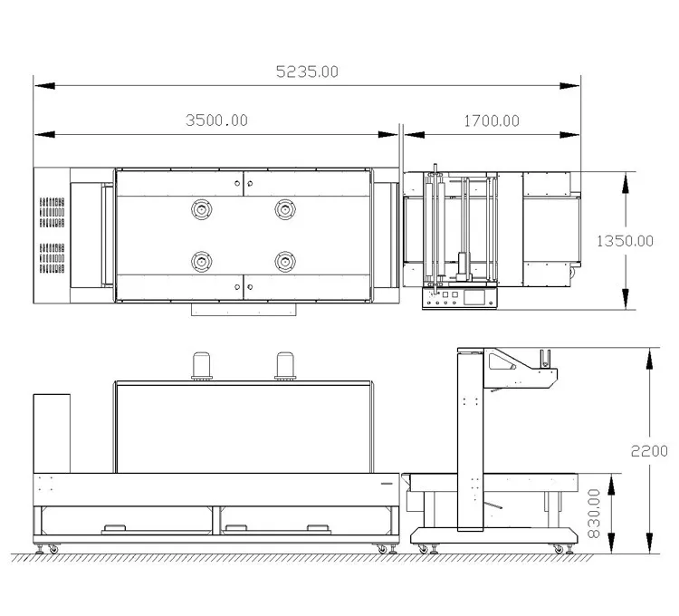 
pe film sleeve tunnel shrink wrapping machine 